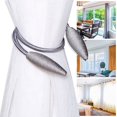 thumbnail image 3 of Portable Curtain Tiebacks Universal Curtain Tie Rings Modern Curtain Rope Living Room Curtain Buckle, 3 of 7