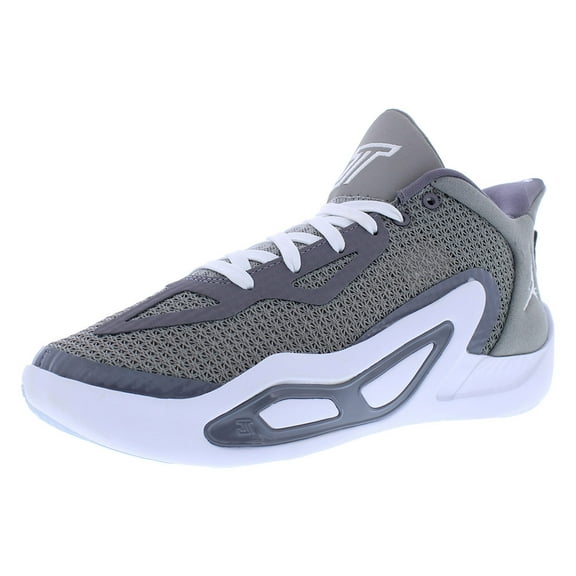 Nike Jordan Tatum 1 GS Boys Shoes Size 3.5, Color: Medium Grey/White/Gunsmoke