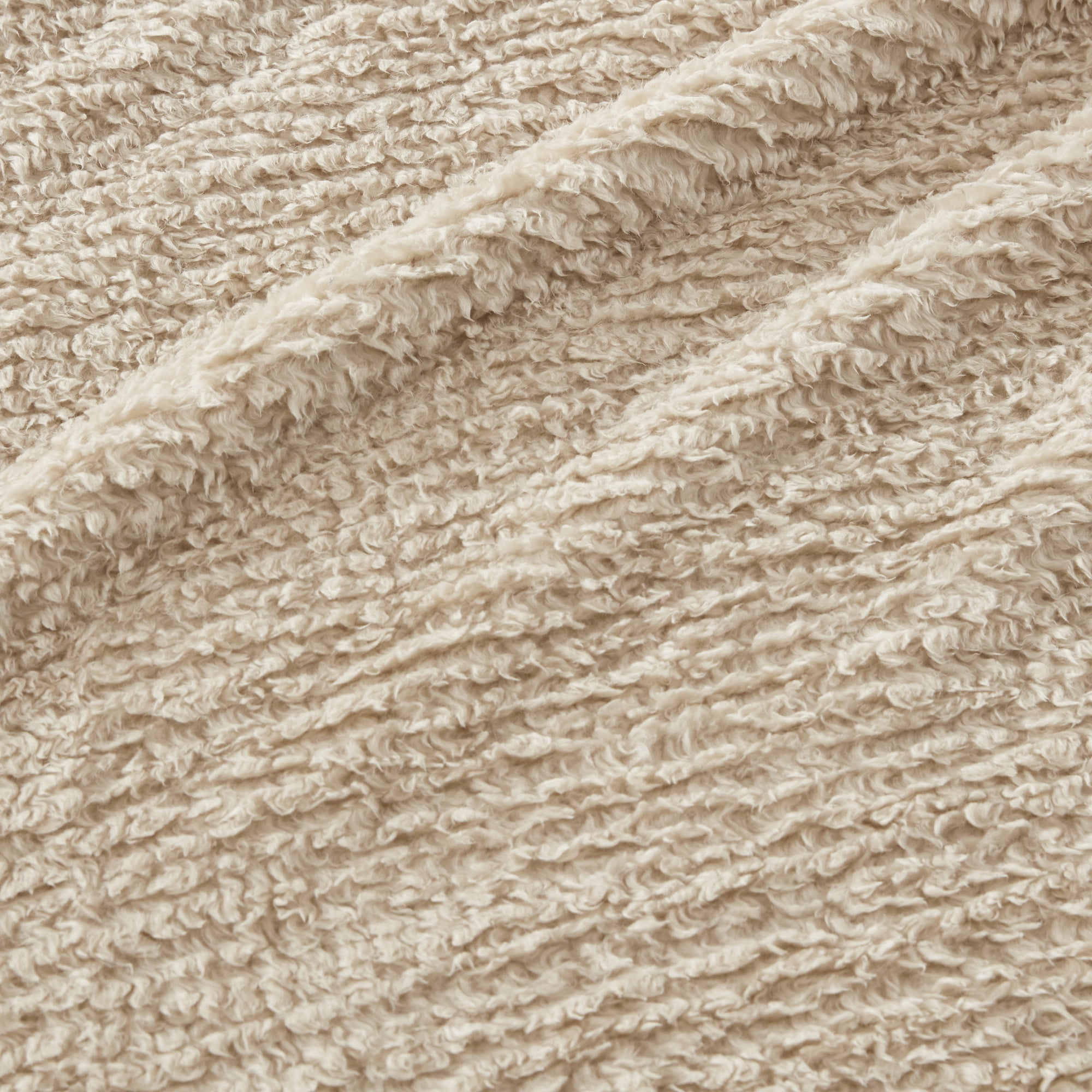 Woolrich Burlington Berber Blanket, Full/Queen, Tan