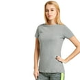 thumbnail image 2 of Women's Classic Fit Crew Neck T-Shirt, Heather Grey, S, 1 Piece, 2 of 3