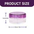 thumbnail image 3 of 5g Empty Jars 5ml Small Cosmetic Container For Makeup Eyeshadow Nails Oils Lip Balm Jewelry 5 Gram Plastic Clear Pot With Cap Lid, 3 of 9