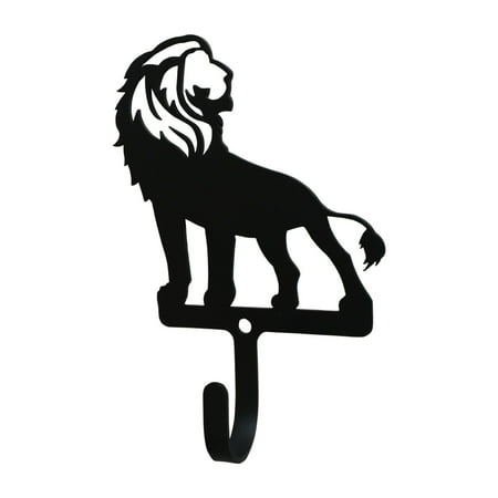

Home Indoor Modern Decorative Black Lion - Wall Hook Small