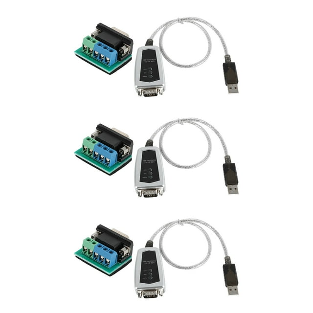 3X USB Una RS485 RS422 Serial Converter Adapter Cable Chip para 8 7, XP Y