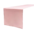 thumbnail image 1 of LA Linen TCpop14x108-PinkLgtP37 Chemin de Table en Popeline de Polyester, Rose Clair - 14 x 108 Po., 1 of 3