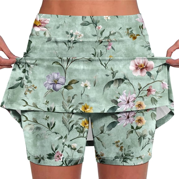 Shorts for Women Trendy,Skorts for Woman Golf Tennis Skirts with Pockets Athletic Yoga Shorts High Waisted Cute Elastic Outfit