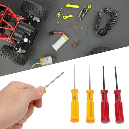 

LYUMO Craft Screwdriver Screwdriver Set Durable 2 Straight 2 Screw Driver Steel High Hardness Wide Application Craft Screwdriver Screwdriver Set