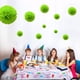 thumbnail image 4 of Bearachild Juego de bolas de papel con pompón de papel verde, 7,8 pulgadas, para fiesta de cumpleaños, bolas de flores, pañuelos de papel para Kits de decoración para fiestas Verde 12 pulgadas, 4 of 6