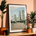thumbnail image 3 of From Pier I 02 - Manhattan New York Photography City Skyline Architecture Boardwalk Travel Poster Black Framed Wall Art Print 6 x 8 inches, 3 of 9