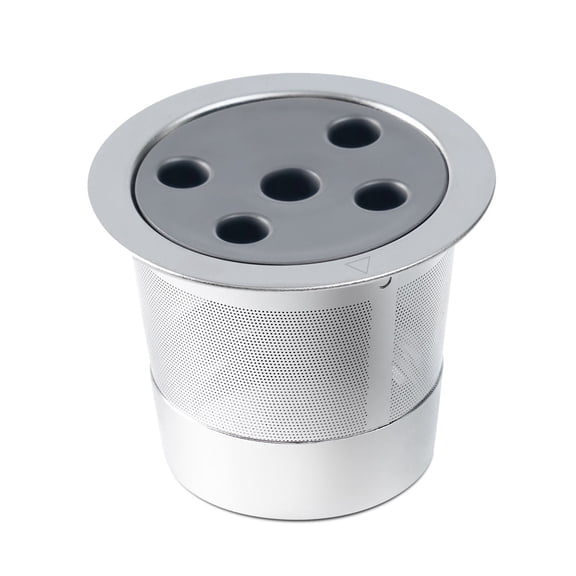 Reusable Stainless Steel Coffee Pods 5-Hole MultiStream Filters Refillable for Keurig Brewers Eco-Friendly Durable Metal Coffee Filters