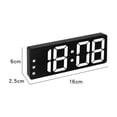 thumbnail image 5 of MINKUROW LED Digital Wall Clock with Display,Auto-Dimming,12/24Hr Format - for Living Room,Bedroom,Office White, 5 of 6