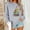 #117-Gray, variant on Craaazy Christmas Fashion Long Sleeve Round Neck Shirts for Women Christmas Printing Loose Blouse Capless Gifts Sweatshirts Top