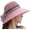 Purple-pink, variant on CoCopeaunts Women's Sunhat Fishermen Hat UV Protection Beach Flowers Packable Stylish Wide Brim Breathable Hat f Party Wedding Vacation