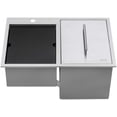 thumbnail image 7 of Ruvati USA RVQ6290 29 x 20 in. Merino Drop in Stainless Steel Insulated Ice Chest Sink, 7 of 7