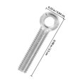 thumbnail image 2 of BRIGHTFUFU 5Ud Tornillos Ojo De Acero Inoxidable Para Y Conexión Ajustable En Aplicaciones Industriales, 2 of 8