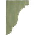 thumbnail image 3 of 3 1/2"W x 5"D x 7 1/2"H Bedford Wood Vintage Decor Bracket, Restoration Green, 3 of 6