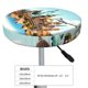 thumbnail image 4 of Balery Iconic Global Landmarks Fundas de asiento para taburete de bar redondo de tela de terciopelo ajustables que protegen de arañazos y manchas para sillas de 14 a 17 pulgadas.-13 inch, 4 of 7