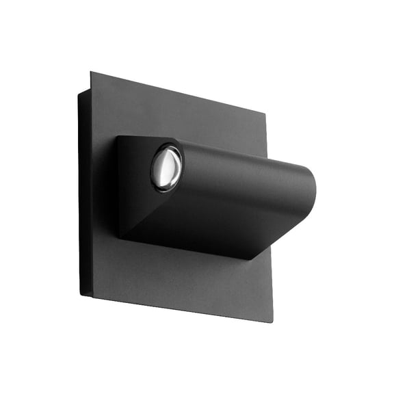 3-748-15 Oxygen Lighting Cadet - 5.13 Inch 5W 2 LED Outdoor Wall Mount-Black Finish
