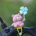 thumbnail image 1 of Adorno de bicicleta con forma de molinillo de viento y animales adorables | Accesorio de motocicleta con correa elástica | Adorno de muñeca de PVC esmaltado para manillar, 1 of 4