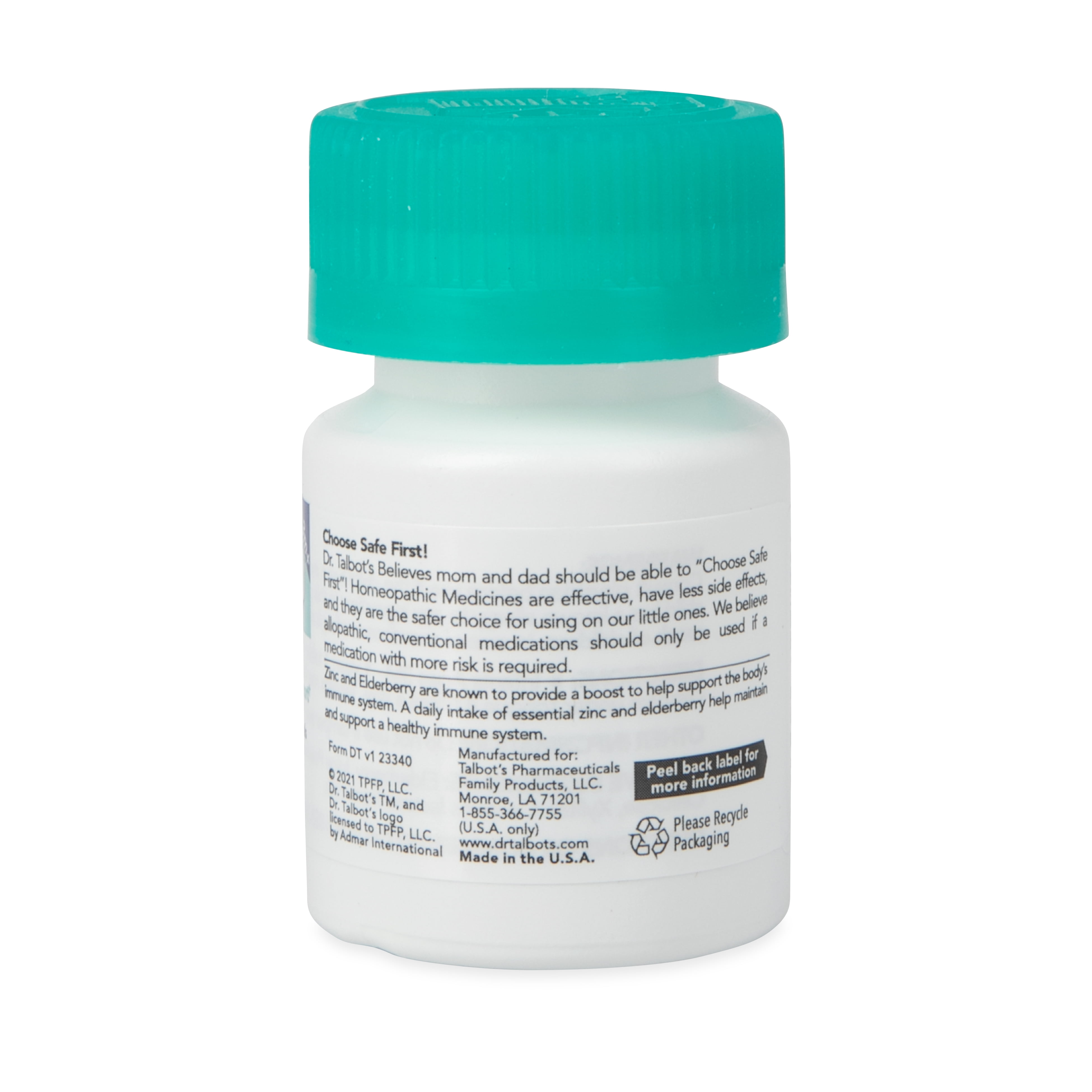 Dr. Talbot's Homeopathic Vital 12, Minerals and Immune Support with Zinc and Elderberry, 140 tablets