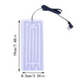 USB Heater 5V Heater Belt Heater Hot Plate Black Line With Right Angle