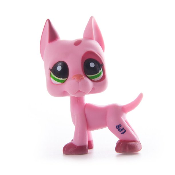 LPS – Figurine d'action à l'effigie d'animaux de compagnie à poils courts, Little Pet Shop, chat, grand danois, colley, teckel, épagneul, modèle à collectionner, cadeau idéal pour un enfant, zhangyuxiang LED