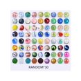 thumbnail image 1 of 30pcs 1.6cm Colorful Transparent Glass Marble Toy For Kid, 1 of 5