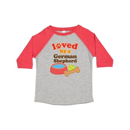 

Inktastic German Shepherd Loved by a Dog Gift Toddler Boy or Toddler Girl T-Shirt