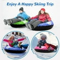thumbnail image 3 of Hearth & Gear Inflatable Sled 43 Inch Heavy Duty Winter With Thick Bottom Double Handles Suitable For Outdoor Activities For Children And Adults, 3 of 4