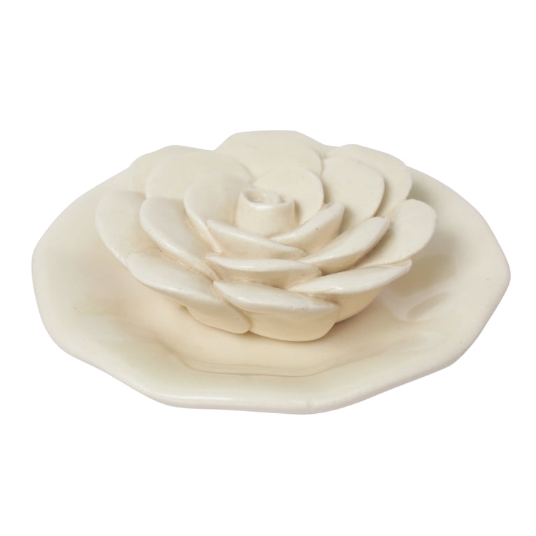 Better Homes & Gardens Ceramic Flower Incense Burner 3-Pack photo 2