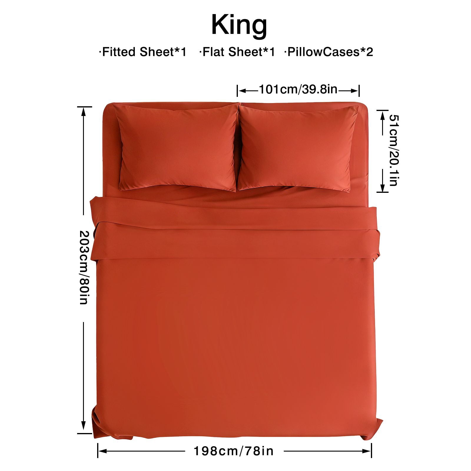 4Pcs Ultra-Soft 85g Sheet and Pillowcase Set, Soft Solid Color, Machine Washable, Suitable For All Seasons, Christmas Comfortable Bedding Set, Available For Single, Double, King, and Queen Beds