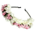 thumbnail image 2 of Jiaroswwei Women Flower Boho Floral Headband Garland Festival Wedding Bridal Hairband, 2 of 7