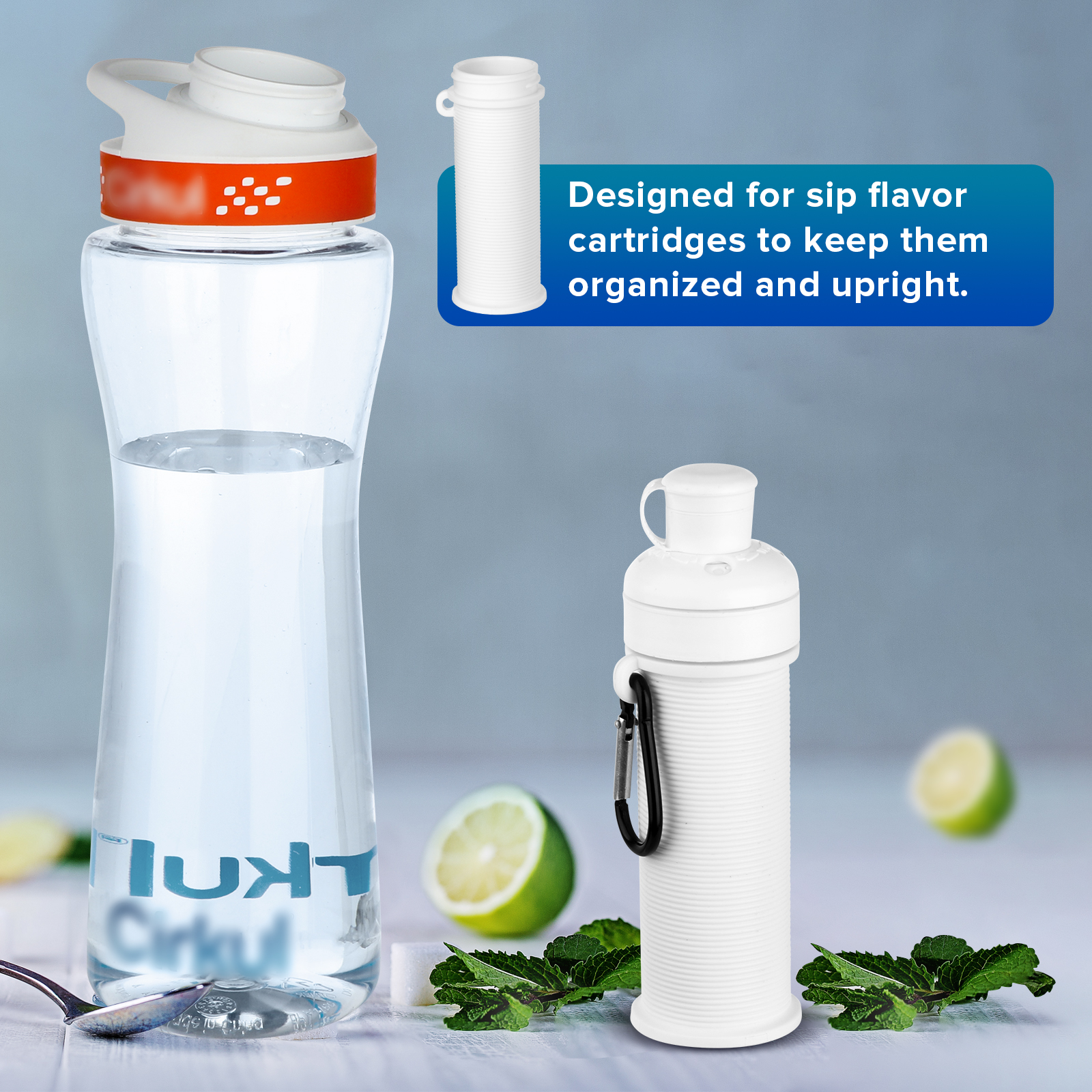 2 Pack Cirkul Flavor Cartridge Holder - 8 Slot Pod Organizer Stand For Water Bottle Refills