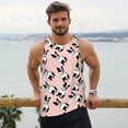 thumbnail image 6 of Fotbe French Bulldog1 Pattern Men's Quick Dry Workout Tank Top Gym Muscle Tee Fitness Bodybuilding Sleeveless T Shirt Breathable Workout Shirt-XX-Large, 6 of 9