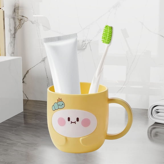 sruoe Toothbrush Cups for Bathrooms, Mouth Wash Cup, Mouth Rinse Cup, Toothbrush Holders, Plastic Toothbrush Cups, Reusable Simple Toothbrush Cup for Hosehold, Travel Toothpaste Cups