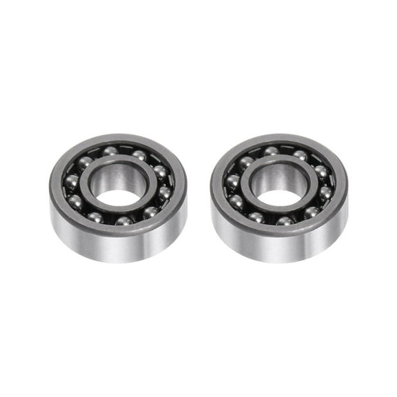 Uxcell 1096 Self-Aligning Ball Bearings 6x15x5mm Open Type Chrome Steel 2 Pack