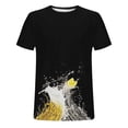thumbnail image 4 of Fnnxeal Mens Funny Novelty Beer T-Shirts Party Dancing Beer Mug Design Soft Stretch Fabric Short Sleeve Crew Neck Tee Big Tall Sizes Pink,Size 4XL, 4 of 5