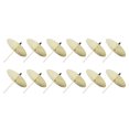 thumbnail image 4 of Candle Plate, 12pcs Iron Material Gold Candle Dish Enough Diameter  For Advent For Parties For Holidays, 4 of 8