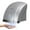 Silver, variant on Interhasa! High Speed Automatic Hot Cold Wind Commercial Hand Dryer, 110V, 8-10 s Dry Time, Compact, Black