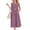 Purple, variant on Laqbezok Women's Sleeveless Cotton Linen Dress, Casual Round Neck Loose Fit Midi Sundress with Pockets, Boho A-Line Tank Gown