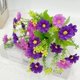 thumbnail image 2 of Ramo de flores artificiales | Arreglo floral artificial de 28 cabezas con ranúnculos y mini margaritas para decoración del hogar, centro de mesa para bodas, 2 of 2