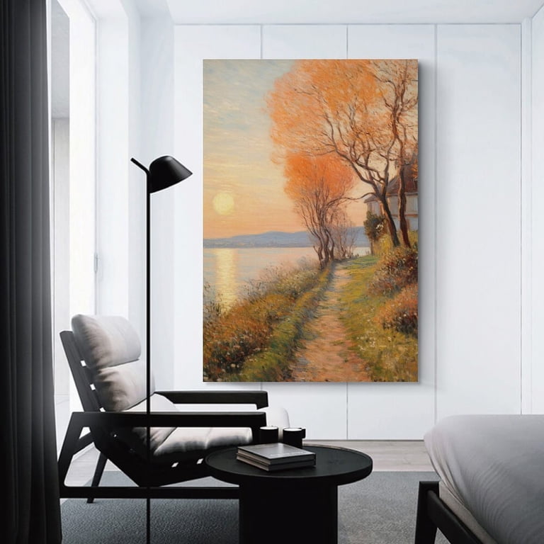 Alfred Sisley Print Painting (82) Canvas Wall Art Poster
