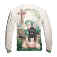 thumbnail image 2 of Easter Egg Newfoundland Bunny Ear Welcome Spring Truck All Over Print 3D Sweatshirt Unisex Merch Newfie Dog Lover Gifts - 12002, 2 of 6
