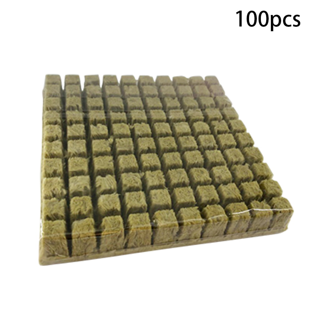 Details about   Rockwool Plant Starter Cube Hydroponic Grow Soilless Cultivation Planting Base 