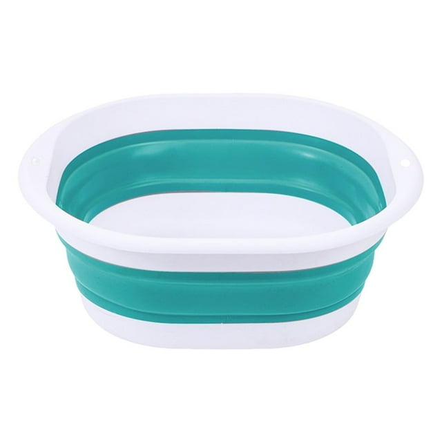 CUITING Portable Pool Foot Bath Folding Foot Soaking Tub for Travel and Camping Grey Wash Basin for Above Ground Swimming Pools Compact and Multi-Use Foot Wash Basin for Car C