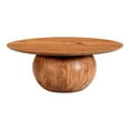 thumbnail image 1 of Moe's Home Table Basse Bradbury avec Design Circulaire, Acacia Naturel, 1 of 4