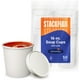thumbnail image 1 of [Recipiente para comida] Stack Man, papel de 16 onzas con tapa, 50 juegos, color blanco, 1 of 5