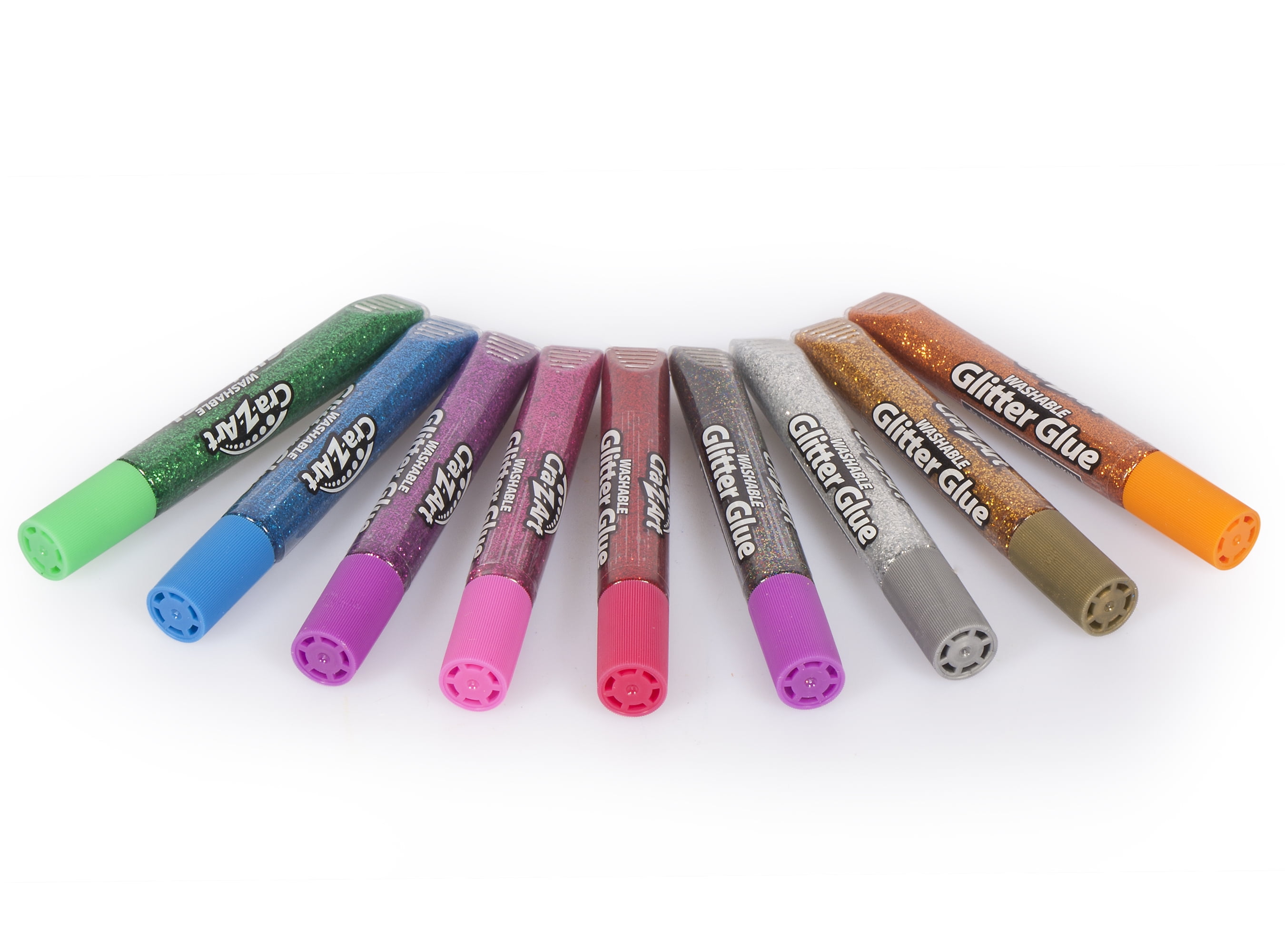 Crayola Glitter WashableRemovable Craft Glue, 0.35 oz., White (69-3527)
