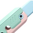 thumbnail image 2 of 3uds. Cuchillo de juguete de plástico, zanahoria, los mejores regalos con llavero para niños y niñas, azul claro, 2 of 3