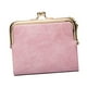 thumbnail image 5 of Monedero para tarjetas de crédito, cartera de mano, llavero portátil, cartera ligera de moda de piel sintética con cremallera informal, mini monedero Rosa, 5 of 8