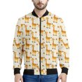 thumbnail image 3 of Chaqueta con estampado 3D de jirafa y dibujos animados para hombre, sudadera holgada, chaqueta informal con cremallera para niño, ropa de calle, abrigo, 3 of 5